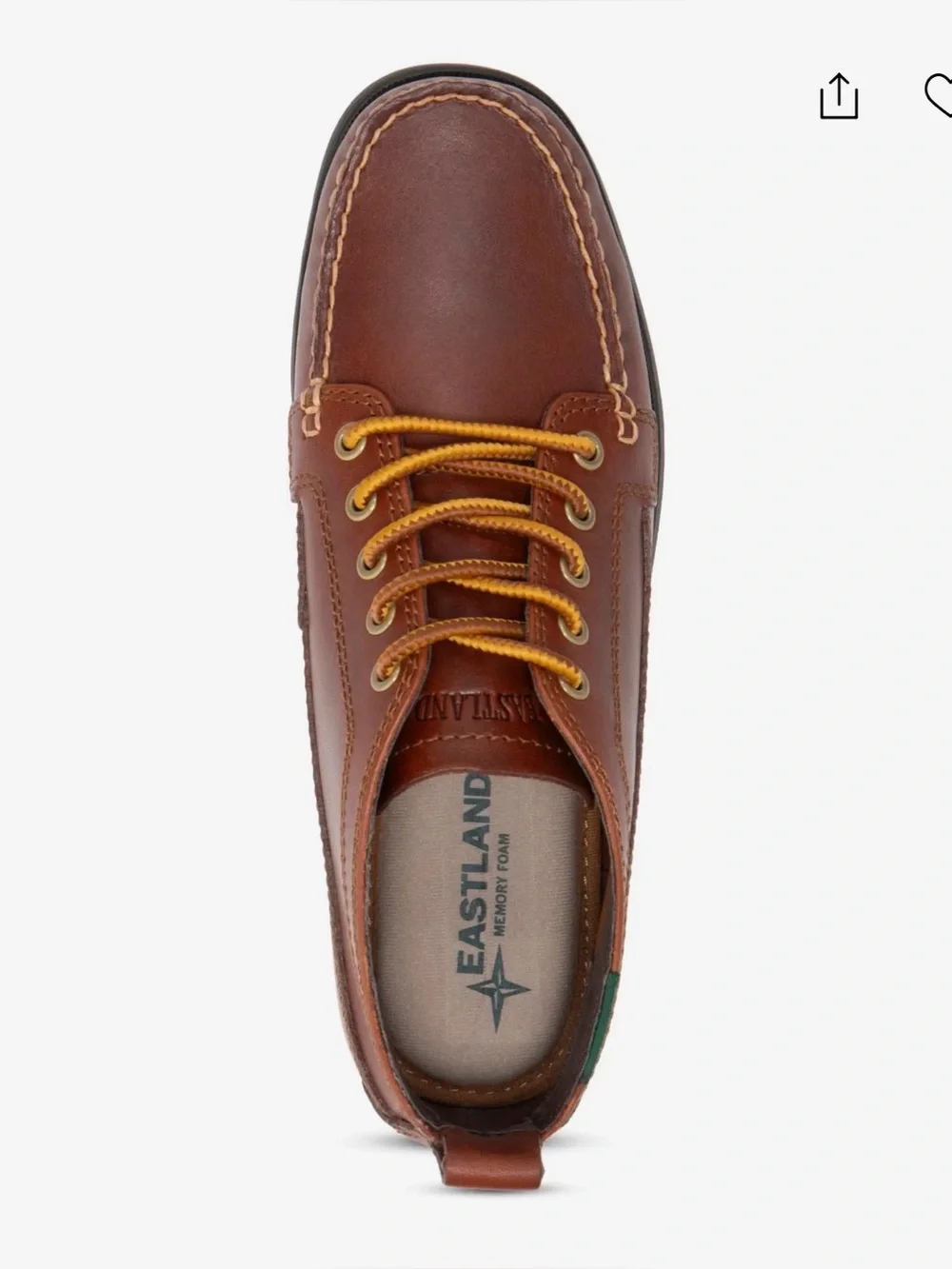 EASTLAND Seneca Bootie Men’s 9.5 Wide New In Box Leather Lace-up